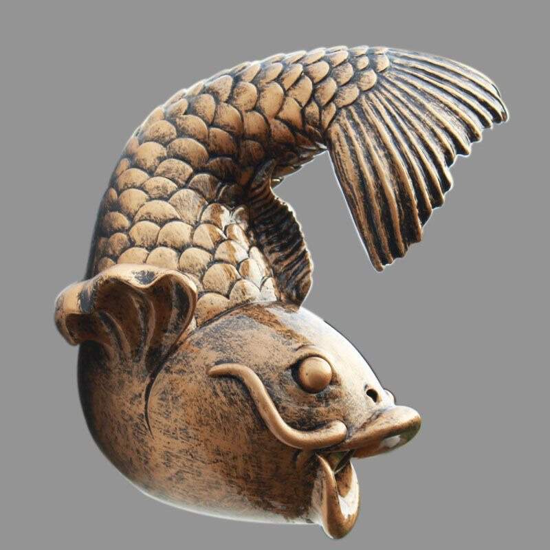 Bronze Koi Fish Fountain Sculptures
